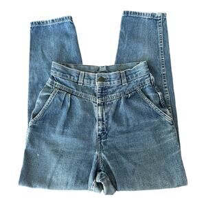 Vintage 70's-80's Levi’s high waisted blue yoke front single stitch jeans size 7